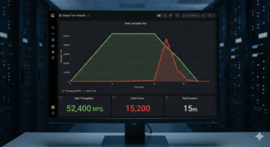 Server Latency Console Server latency monitoring console